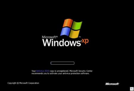 Fake Windows XP Boot