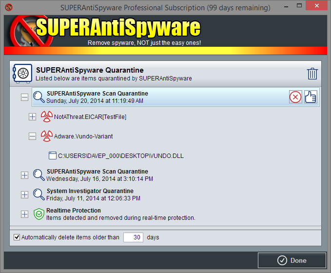 free superantispyware professional key code